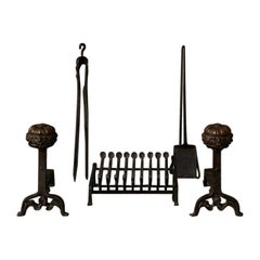 pair of French Antique Andirons