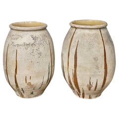 Pair of French Antique Biot Pots