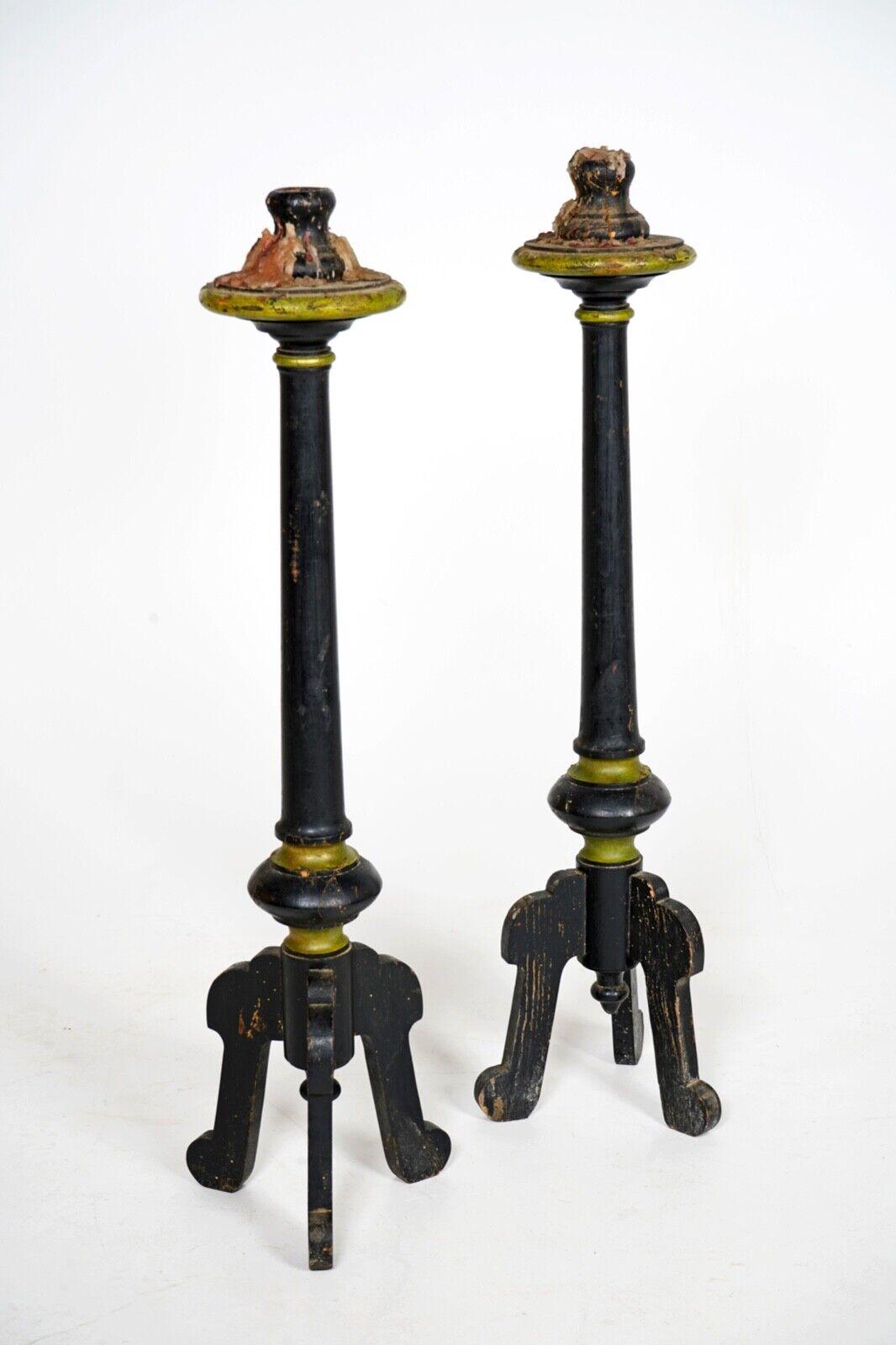 Pair of French Antique Candle Sticks In Good Condition In Dorchester, GB