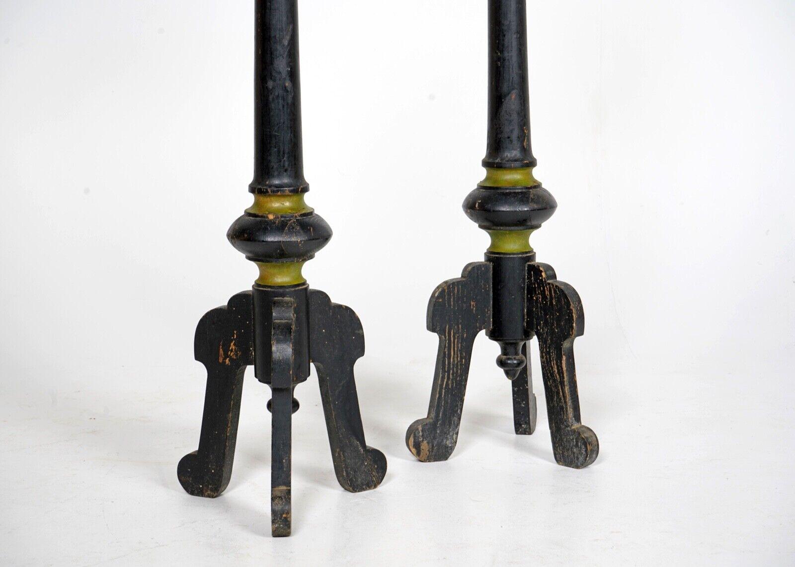 Pair of French Antique Candle Sticks 2