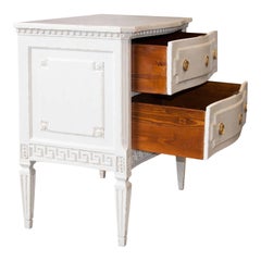 Pair of French Antique Chests of Drawers Louis XVI Style Gustavian Patina