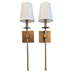 Paar französische antike Lampen