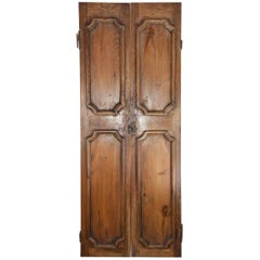 Pair of French Antique Wood Doors or Shutters
