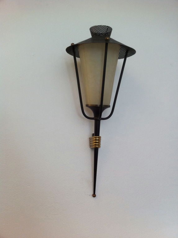Pair of French Arlus 1950s Wall Lights 4