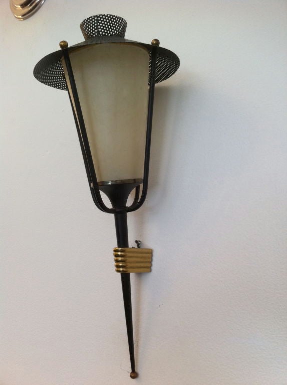 Pair of French Arlus 1950s Wall Lights 3