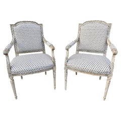 Pair of French Arm Chairs