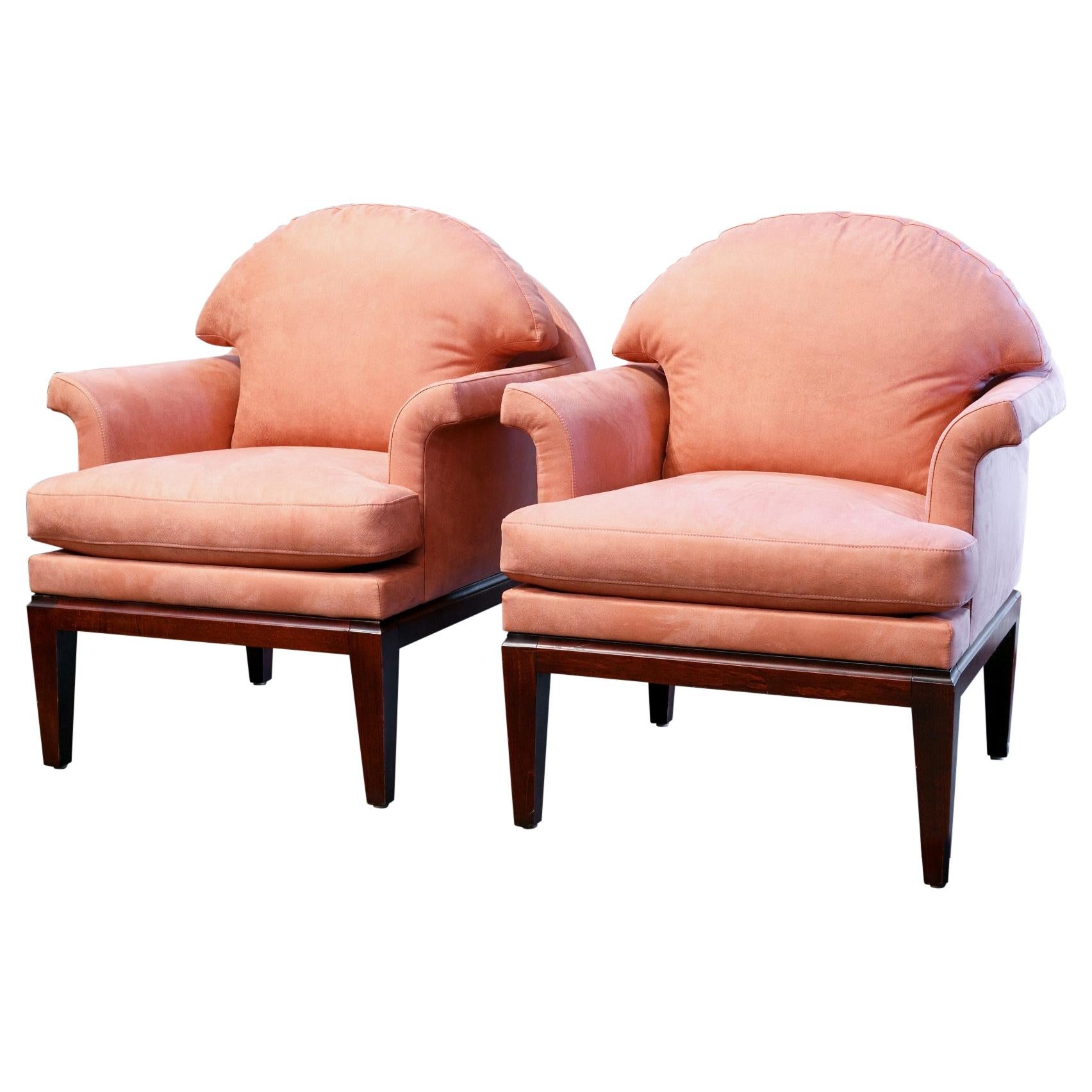 Pair of French Armchairs in Modern Style