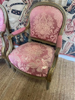 Pair of French armchairs / fauteuils