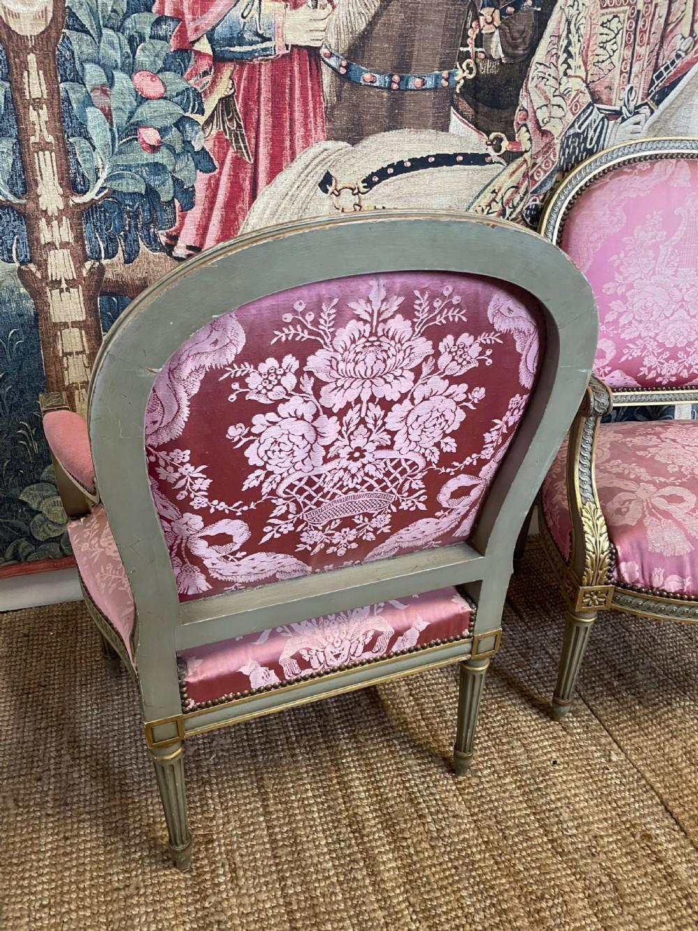 Pittura Coppia di poltrone francesi / fauteuils in vendita