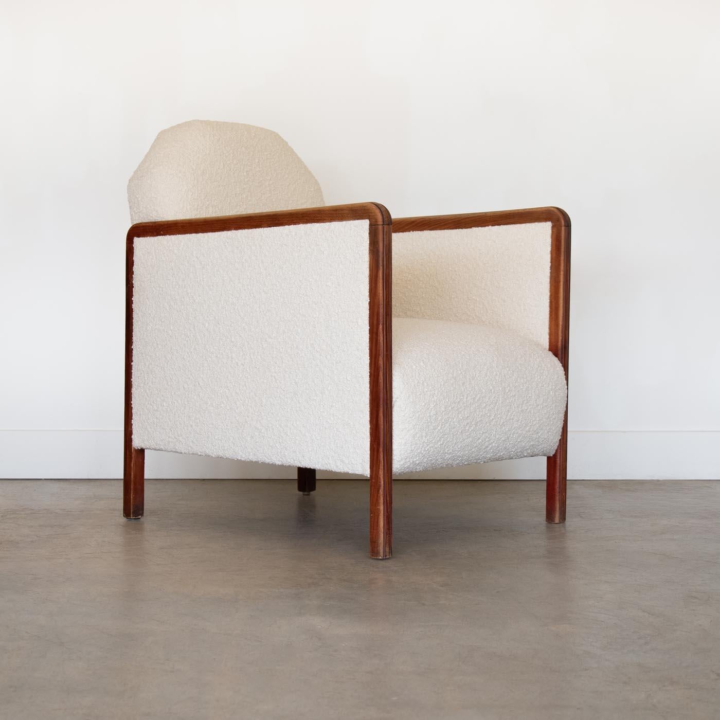 Pair of French Art Deco Arm Chairs 1
