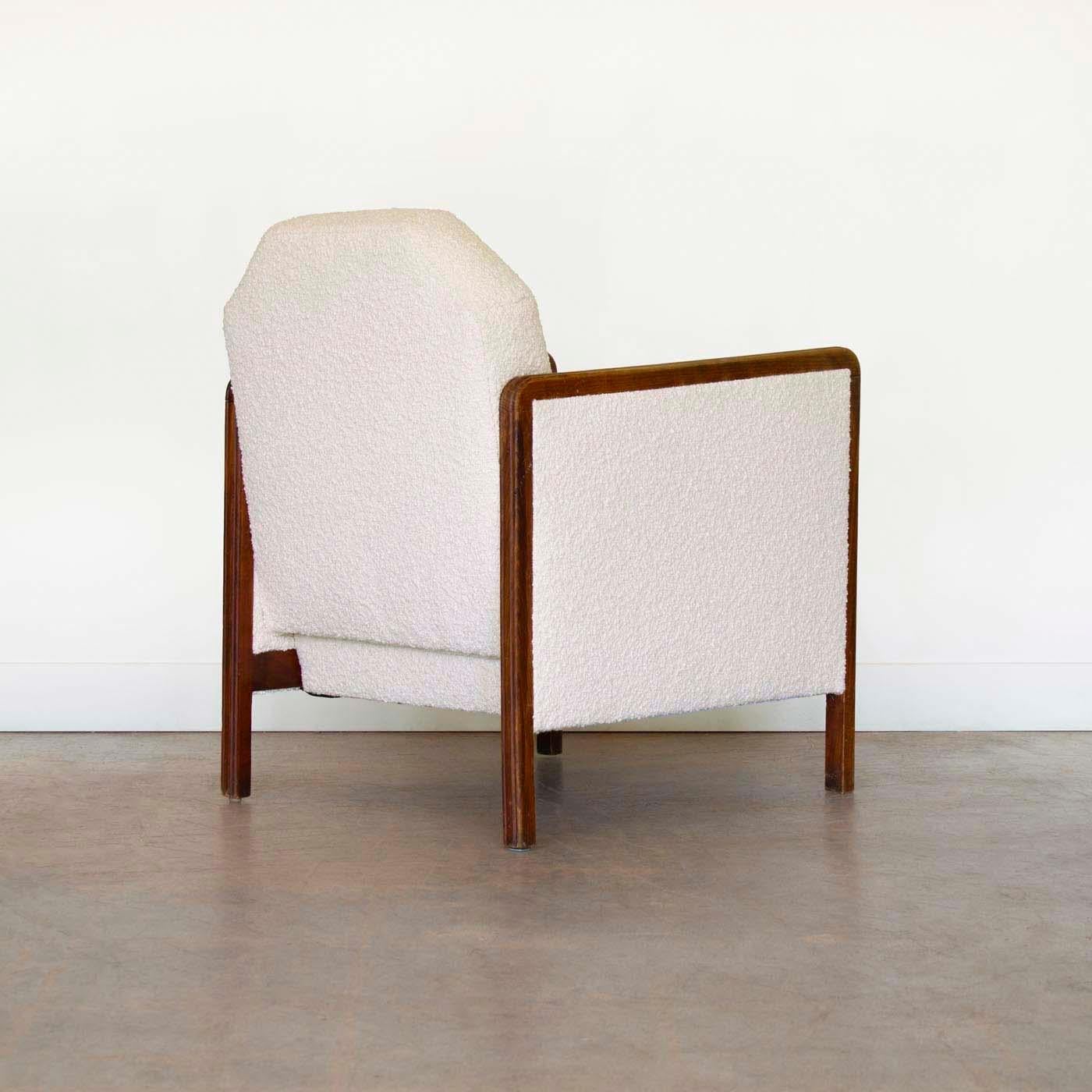 Pair of French Art Deco Arm Chairs 3