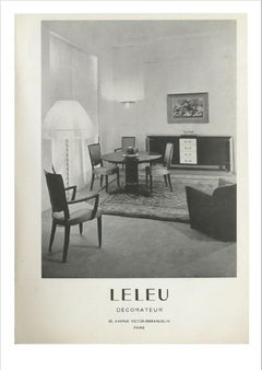 Paire de fauteuils Art Déco français de qualité par Jules Leleu