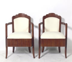 Pair of French Art Deco Armchairs by Pierre Patout for the Ile de France