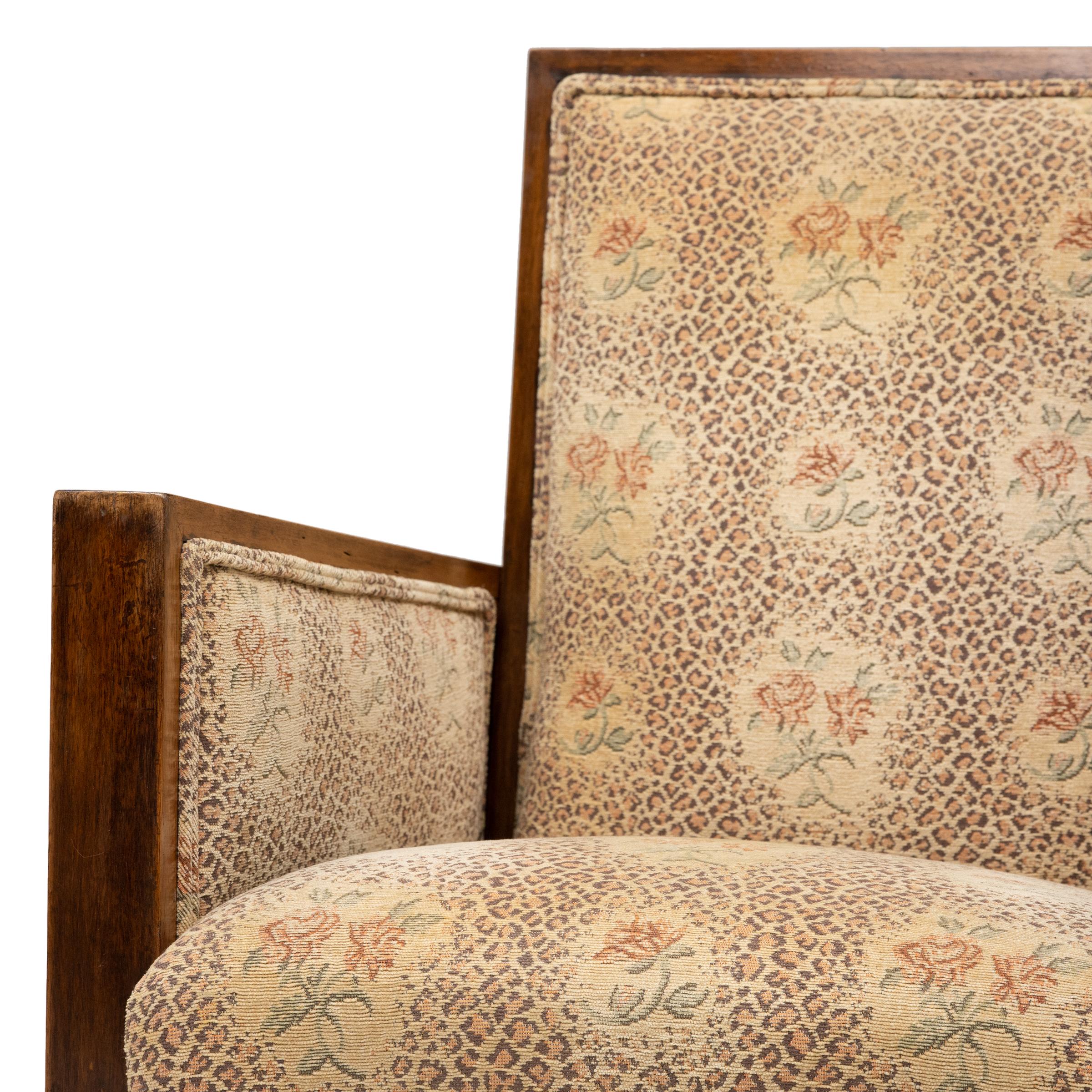 20th Century Pair of French Art Deco Armchairs, c. 1930 For Sale