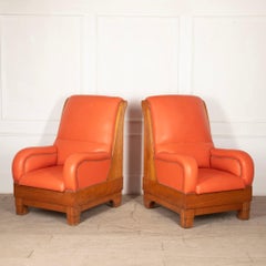 Pair of French Art Deco Armchairs