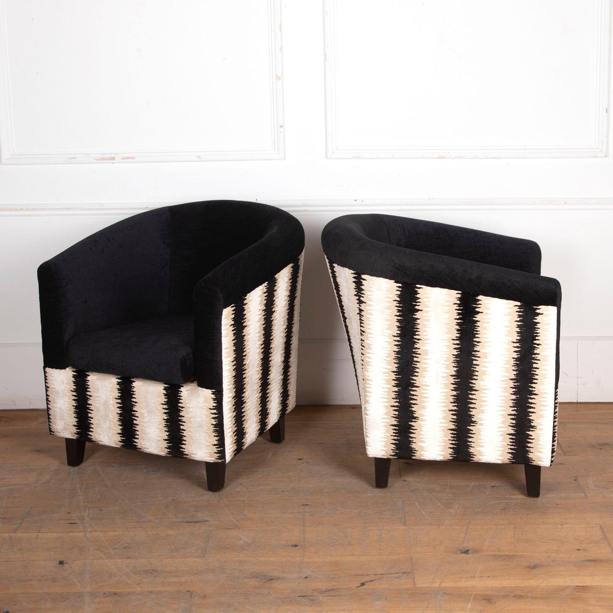 Pair of French Art Deco Armchairs For Sale 3