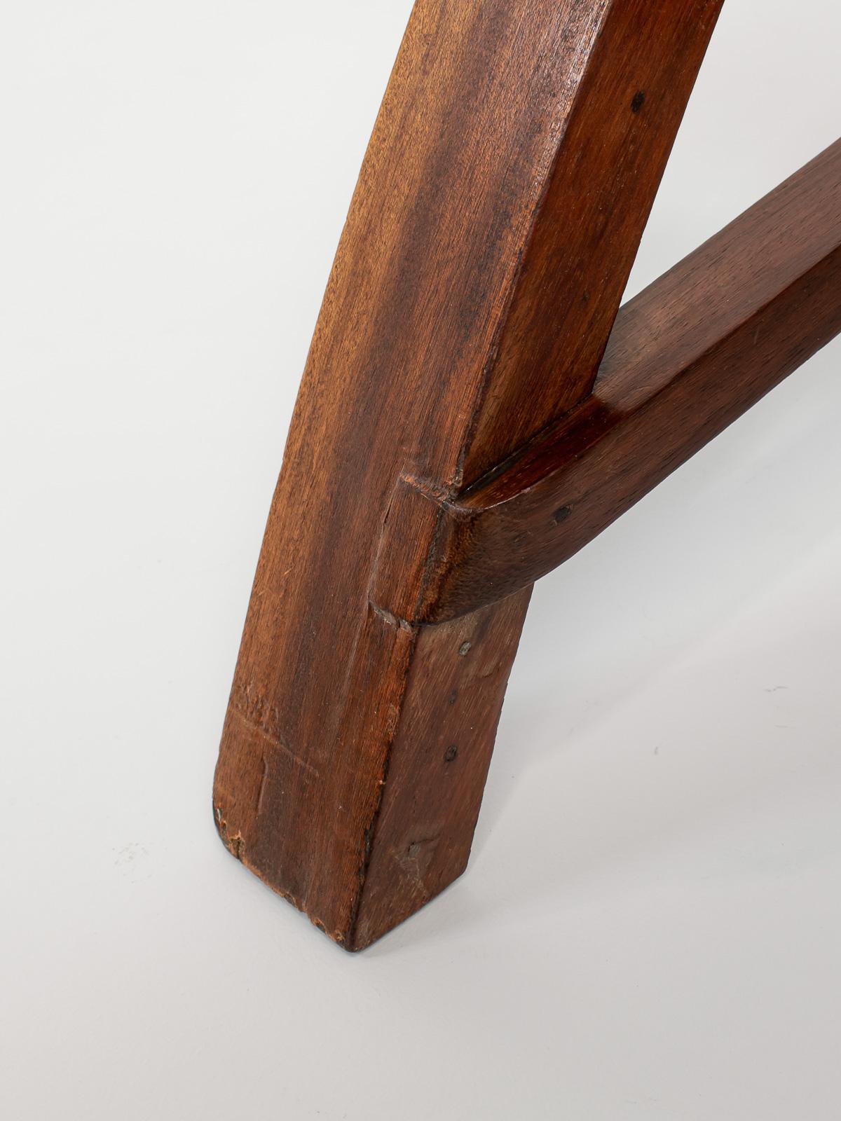 Pair of French Art Deco Armchairs in Wood and Cane, 1950s 12