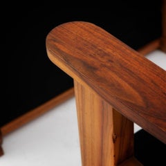 Art Deco Clubsessel aus massivem Nussbaum, Stil Jean Royère, 1920er Jahre Paar