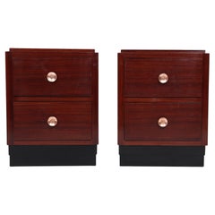 Pair of French Art Deco Bedside Chests