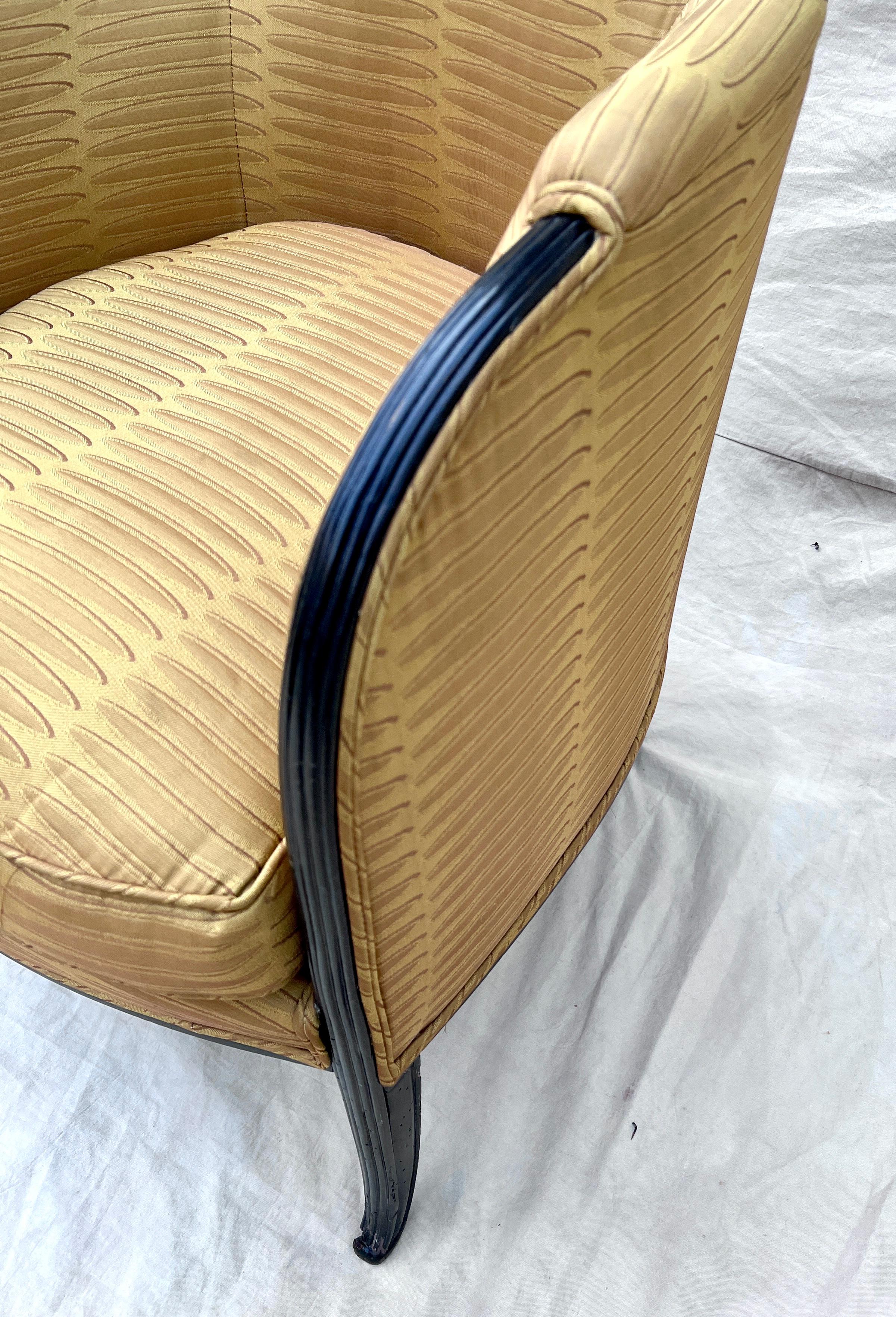 20ième siècle Paire de chaises Bergere Art Déco dans le style de Paul Follot en vente