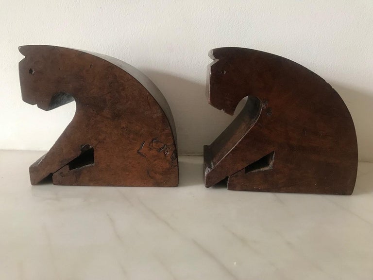 Pair of French Art Deco Bookends at 1stDibs