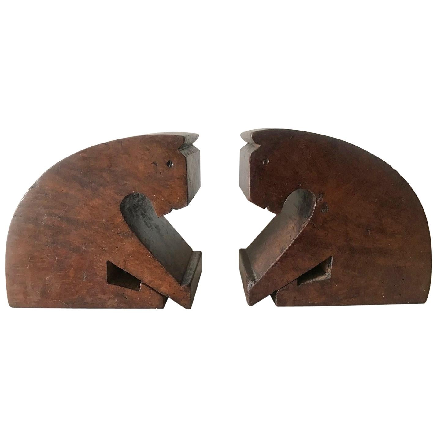 Pair of French Art Deco Bookends at 1stDibs