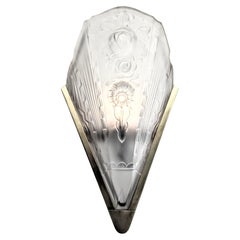 Coppia di lampade da parete francesi Art Déco di Genet & Michon  (Sono disponibili due paia)