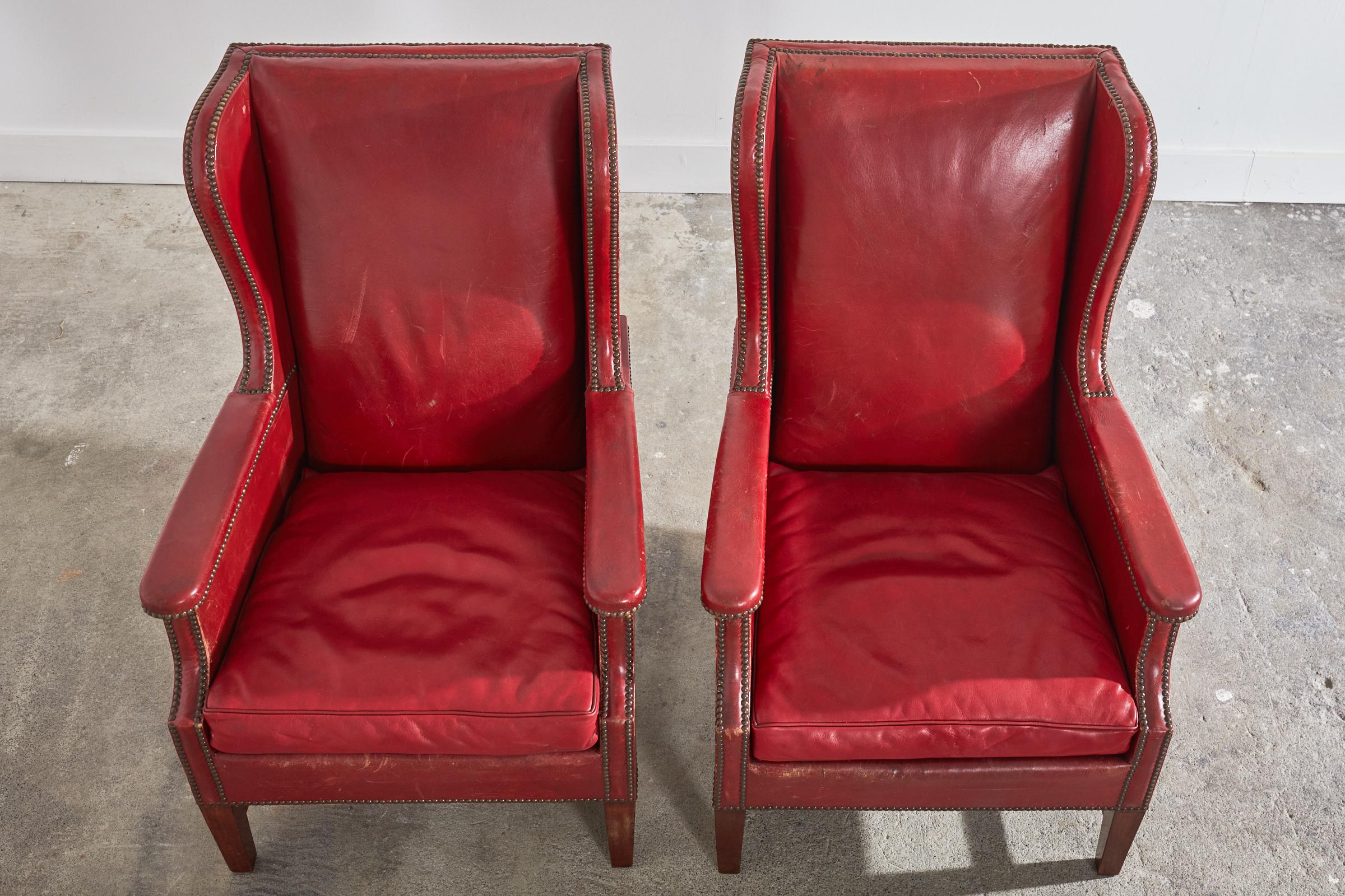 red leather chairs for sale