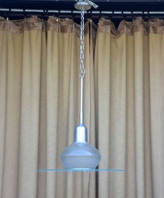 Pair of French Art Deco Hanging Lights