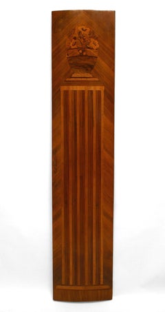 Pair of French Art Deco Kingwood Veneered Pilaster Panels