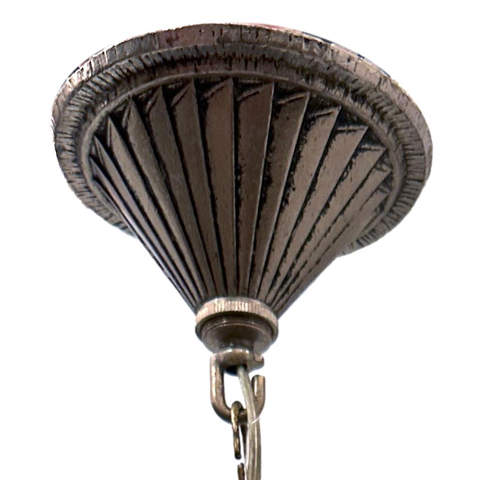 Pair of French Art Deco Lanterns, Sold Individually For Sale 1