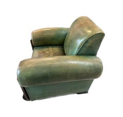 Pair of French Art Deco Leather/Stingray Chairs