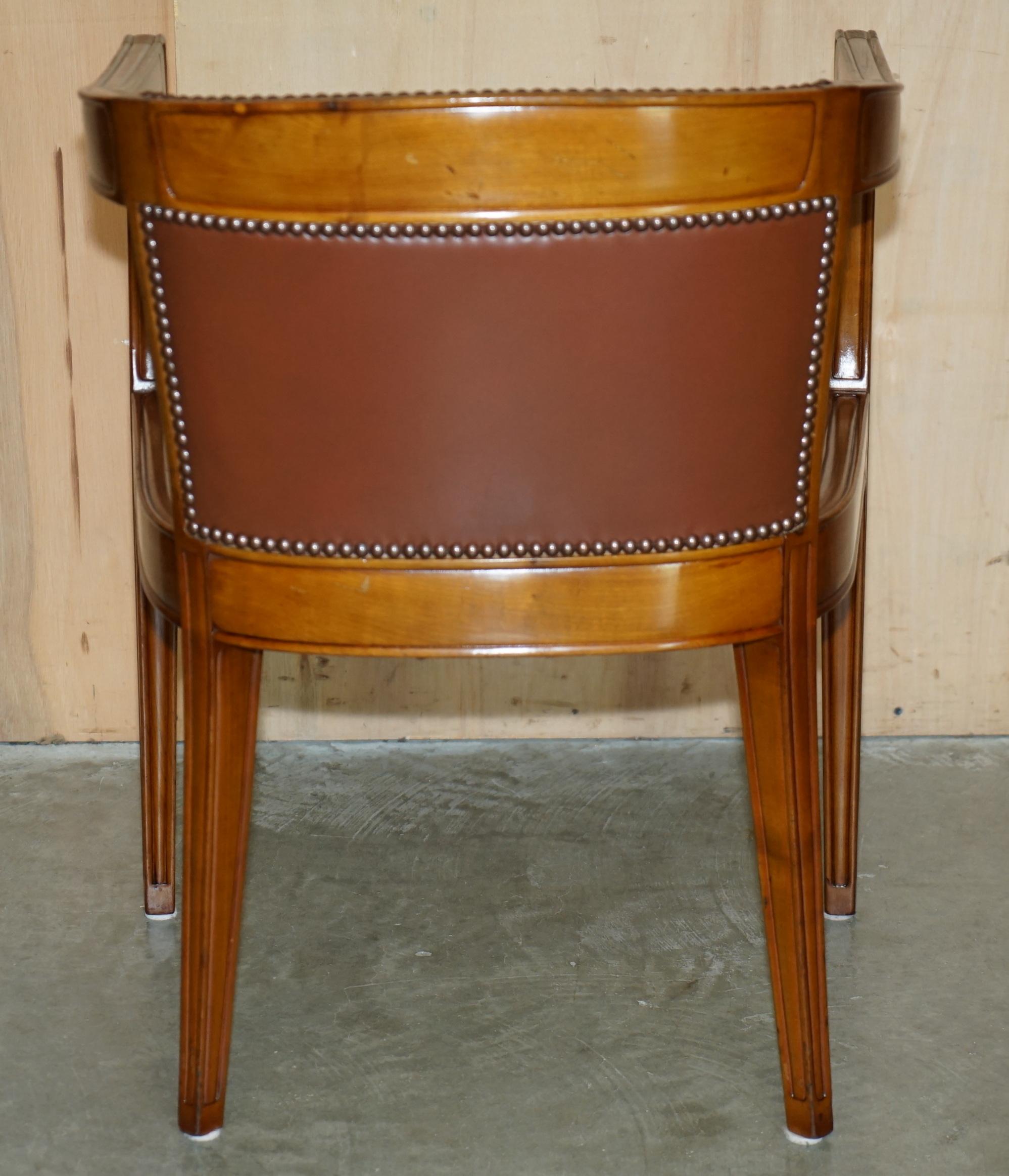 PAiR OF FRENCH ART DECO LEON JALLOT ART NOUVEAU WALNUT ARMCHAIRS PART OF A SUITE For Sale 1