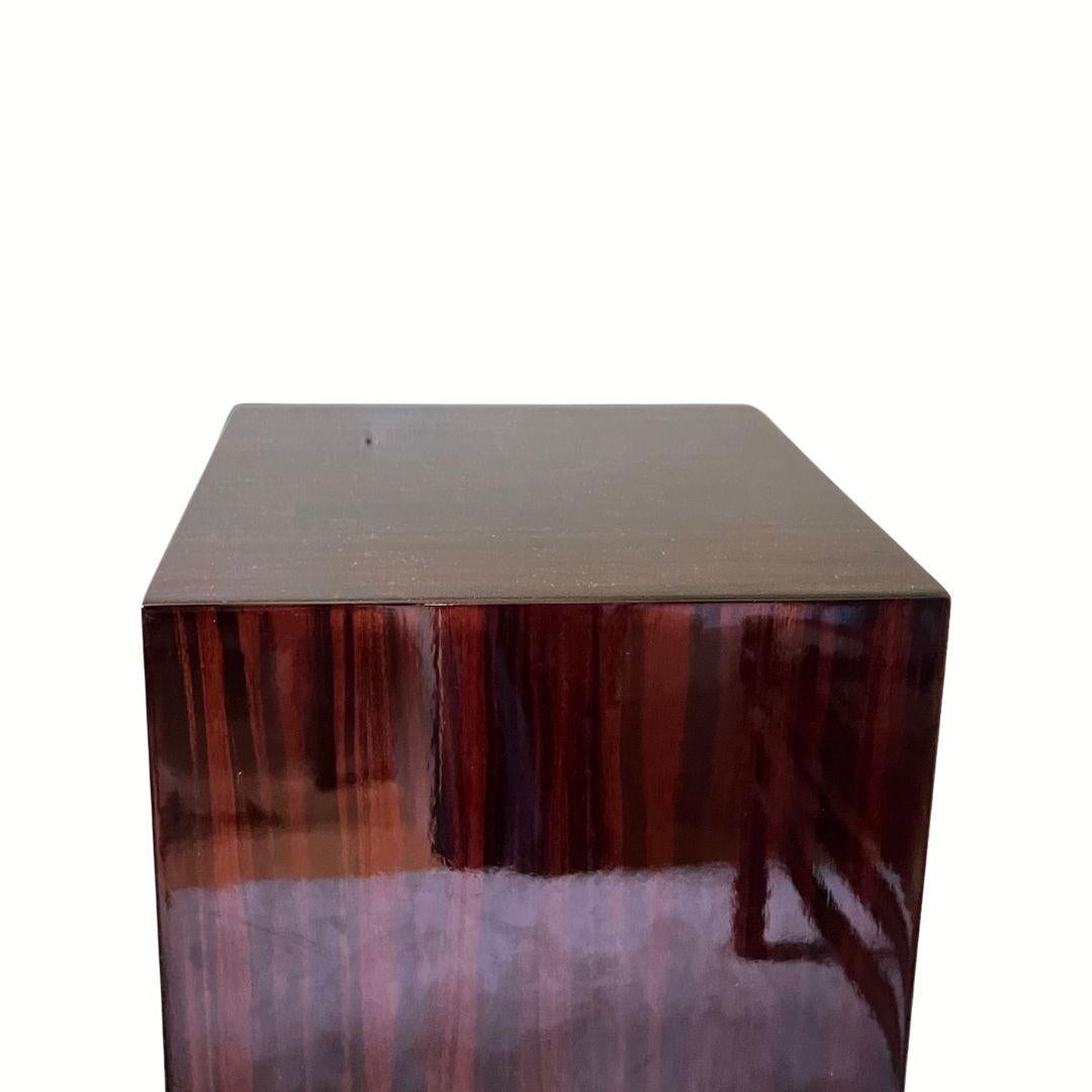 Coppia di piedistalli in Macassar Art Deco francese, anni '30 in vendita 1