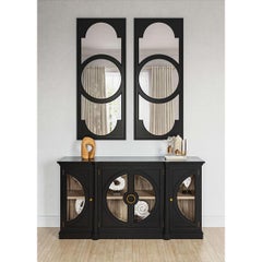 Paar französische Art Deco Mirrors