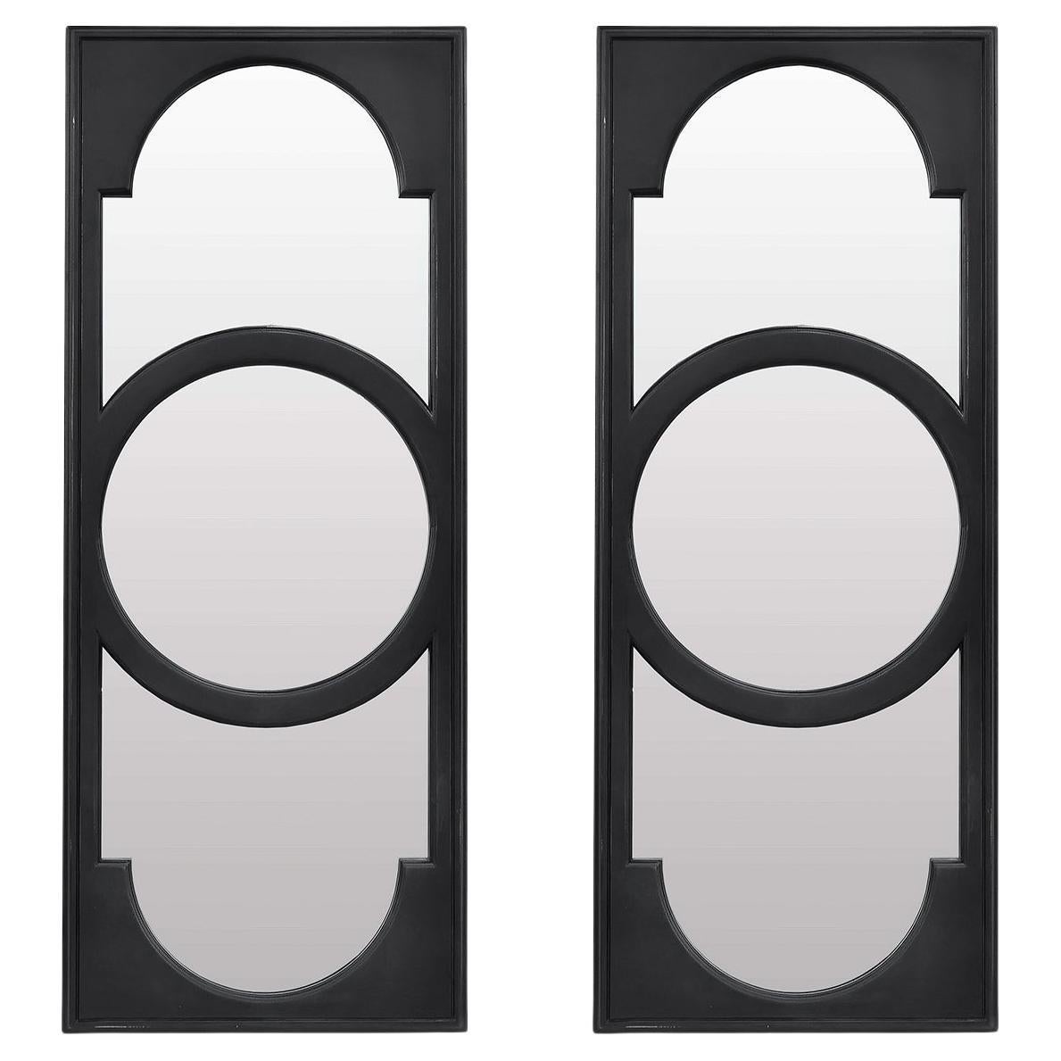 Pair of French Art Deco Mirrors