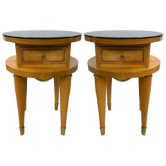 Pair of French Art Deco Nightstands