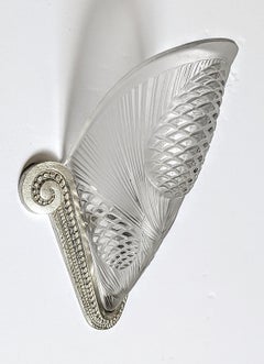 Pair of French Art Deco Pine Cone Sconces by Noverdy