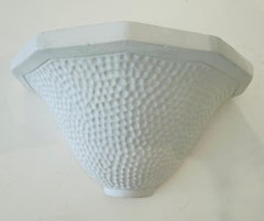 Paire d'appliques en plâtre Art Deco 1940