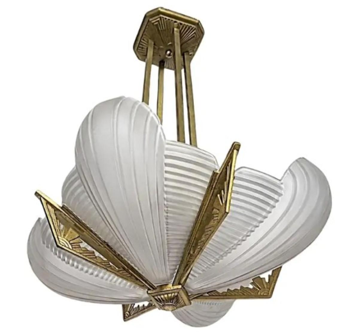 Bronze Paire d'appliques murales Art Déco françaises à Design/One par PETITOT en vente