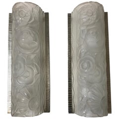 Pair of French Art Deco Sconces by Sabino