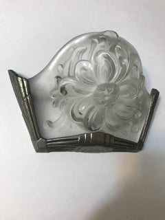 Pair of French Art Deco Sconces Signed by Sabino