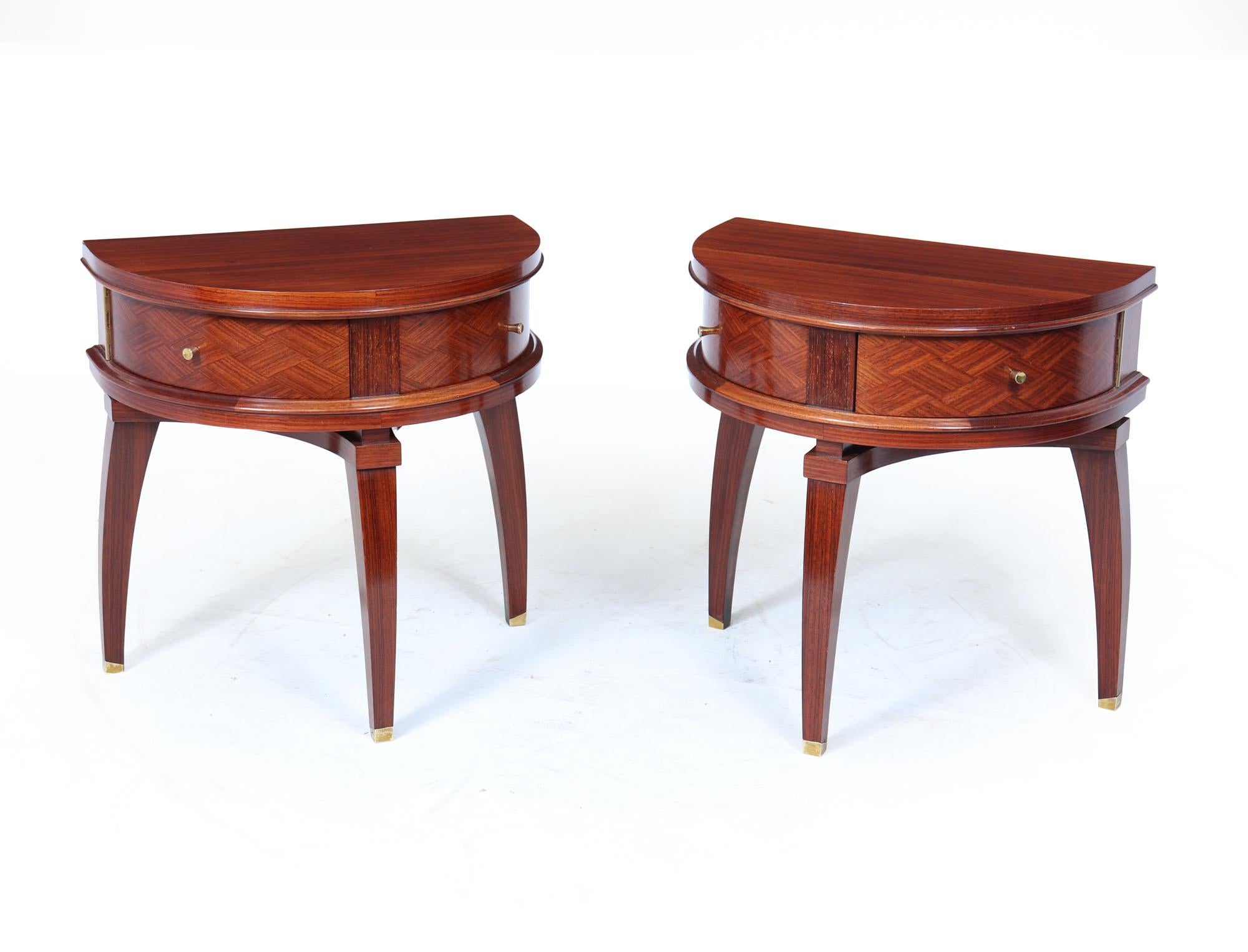 Francese Coppia di tavolini francesi in stile Art Déco, anni '30 ca. in vendita