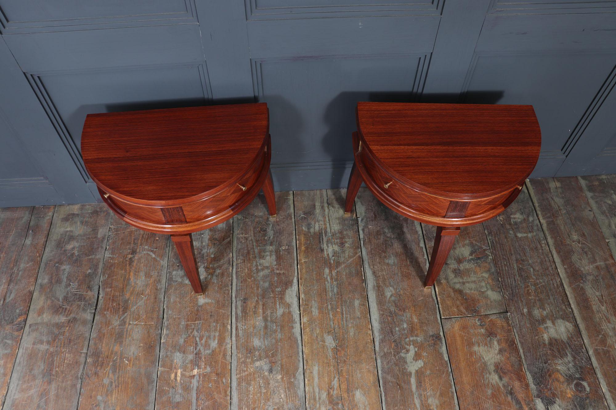 Metà XX secolo Coppia di tavolini francesi in stile Art Déco, anni '30 ca. in vendita