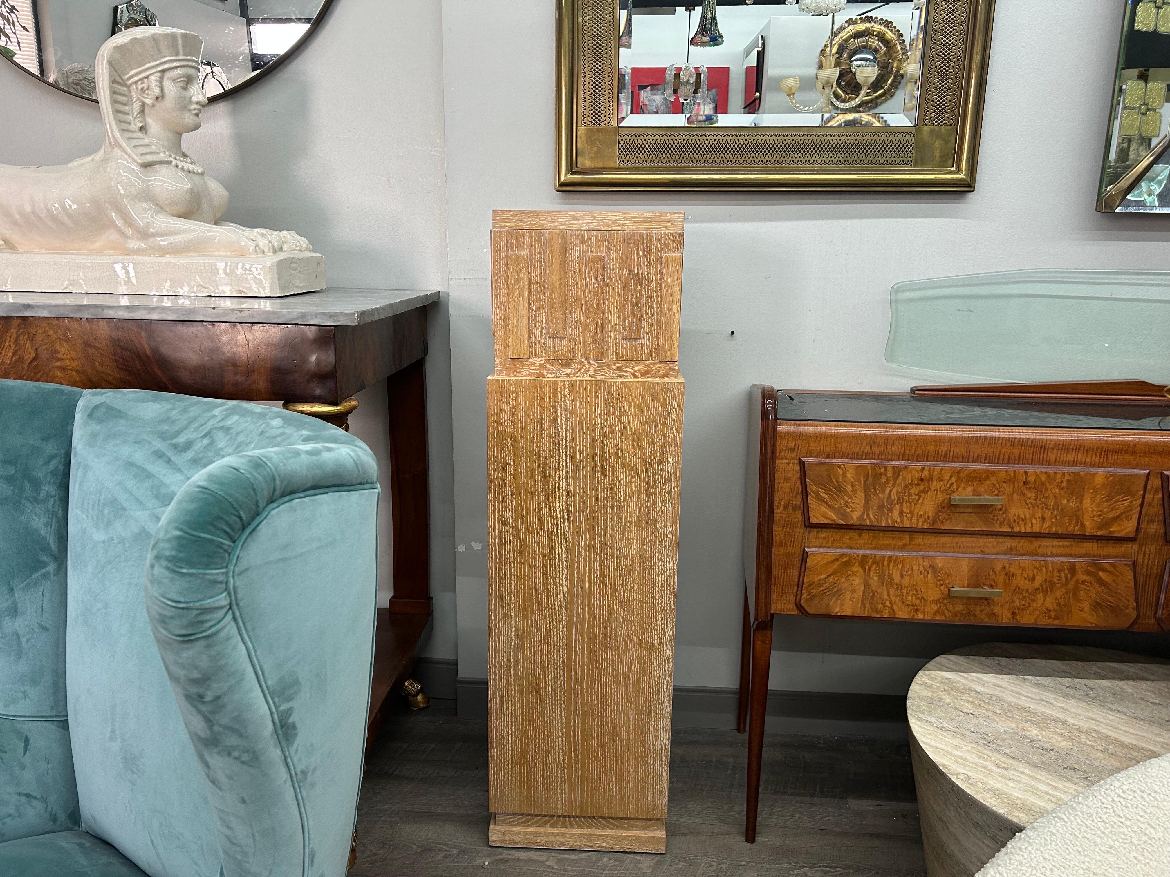 Pareja de Pedestales de Cerámica Estilo Art Decó Francés en venta 2