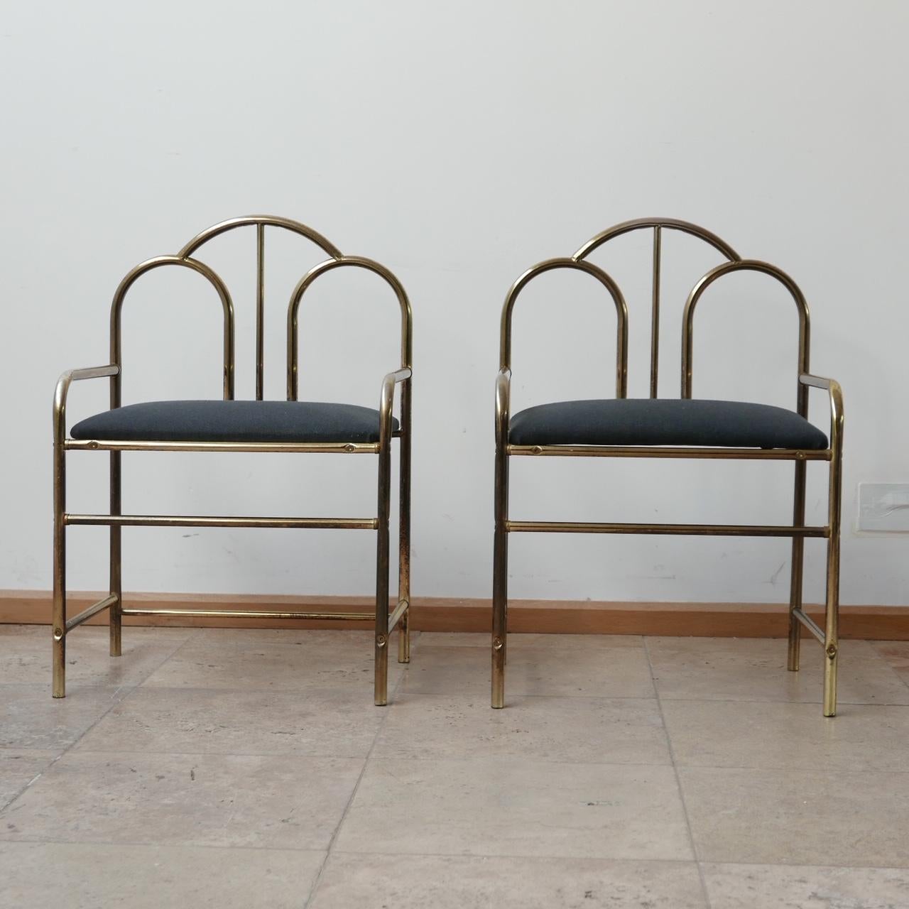 20th Century Pair of French Art Deco Style Occasional Chairs '2'