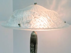 Pair of French Art Deco Table Lamps by Schneider