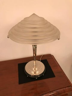 Pair of French Art Deco Table Lamps Signed by G Leleu