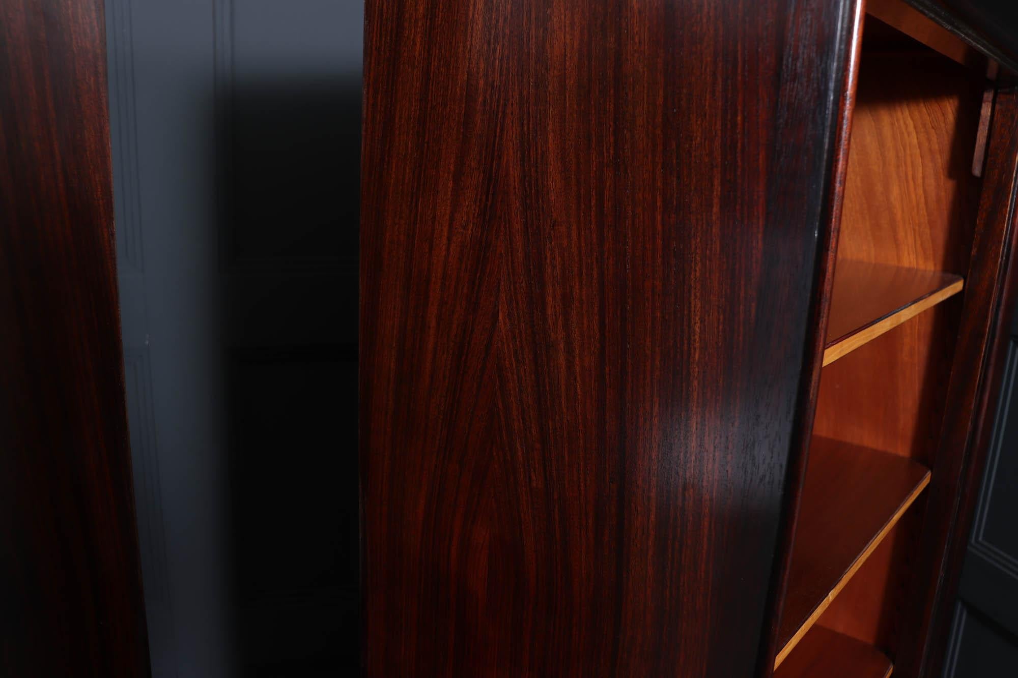 Pair of French Art Deco Tall open Bookcases c1925 8