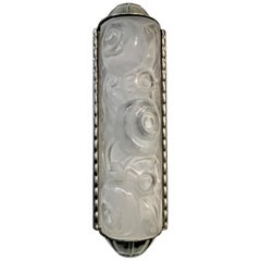 Pair of French Art Deco Wall Sconces by Genet et Michon